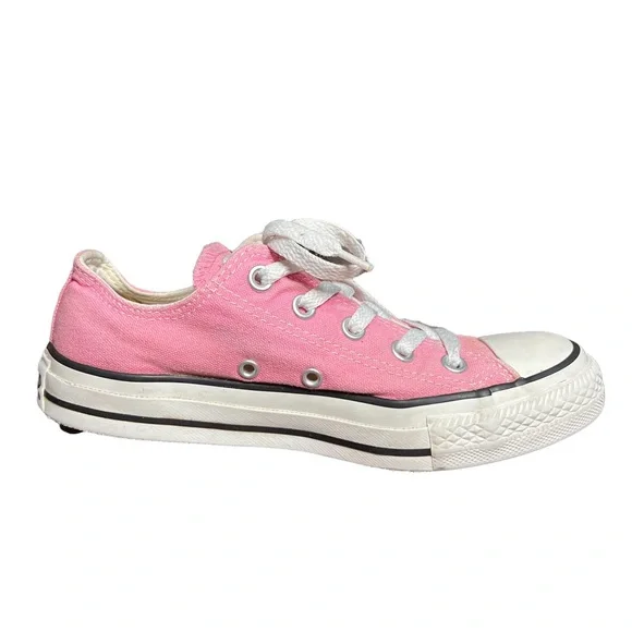 Converse Pink and White Athletic Shoes - Picture 4 of 9